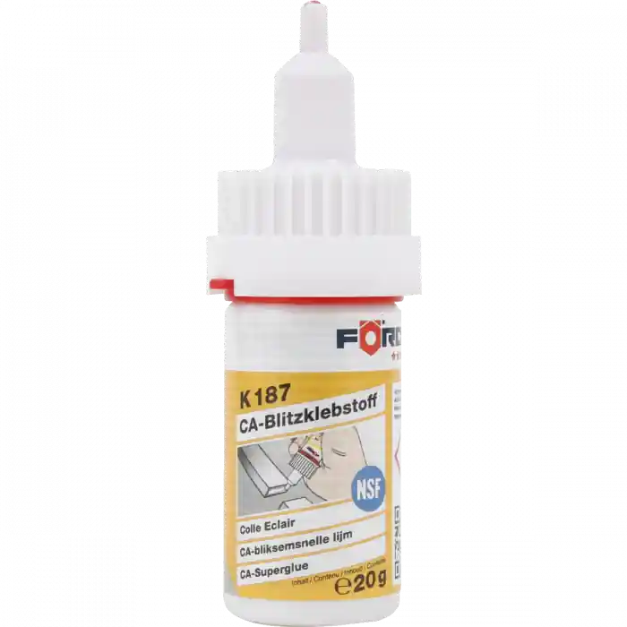 Adeziv ultra rapid, Forch K187, monocomponent pentru diferite materiale, cantitate 20 g Cumpără online