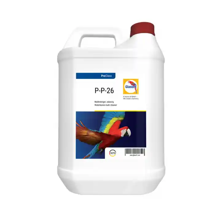 Degresant antisiliconic pe baza de apa, Glasurit P-P-26 Waterborne multi cleaner, pentru curatat suprafete, gramaj 5 litri Premium