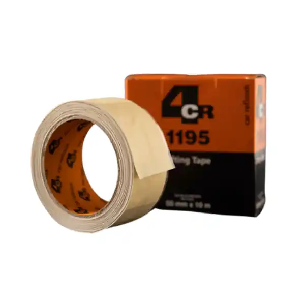 Banda mascare chedere, 4CR 1195, rezista pana la 120 °C, culoare galben/verde, dimensiune 50 mm x 10 metri Preț promoțional