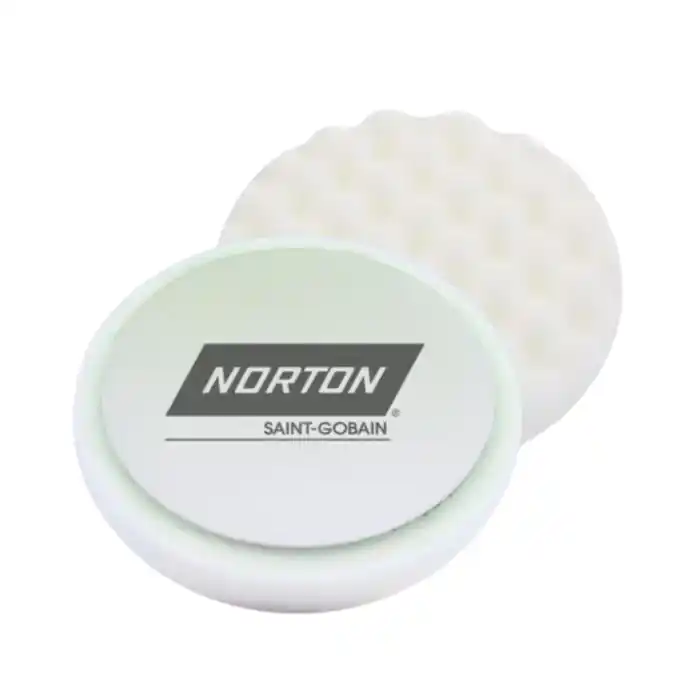 Ultima șansă Burete polish, Norton 63642541644, diamentru 150 mm, montare pe masina cu velcro