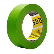 Retur gratuit Banda mascare, Q1® High Performance, culoare verde, dimensiune 36 mm x 50 metri