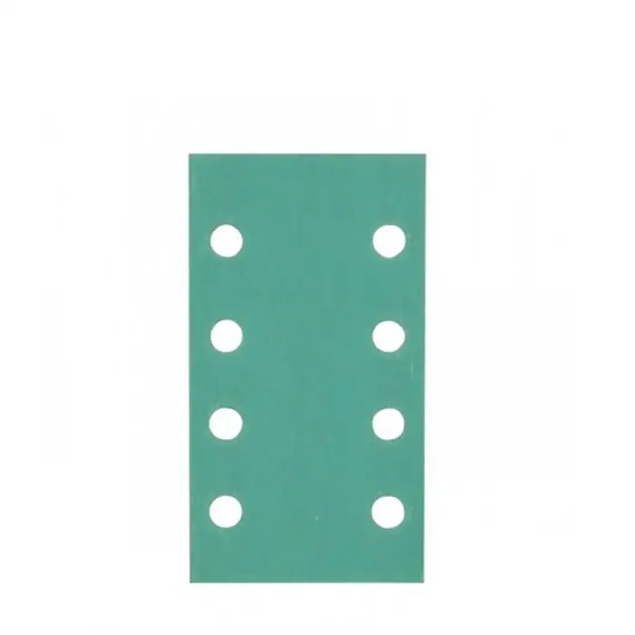 Coala abraziva, Sunmight FILM - AloX, cu film velcro, verde, 10 gauri, dimensiune 115 x 230 mm Retur ușor