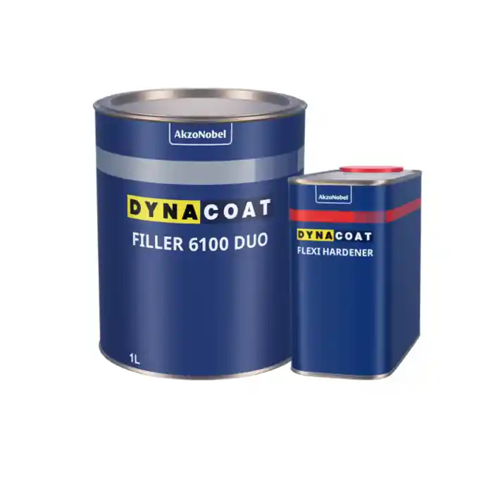 Filler acrilic 5:1, Dynacoat 6100, culoare la alegere, gramaj 3 litri filler + 0.5 litri intaritor Bestseller