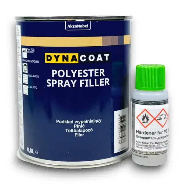 Chit pistolabil, Dynacoat Spray Filler, contine intaritor, gramaj 1 litru Ofertă exclusivă