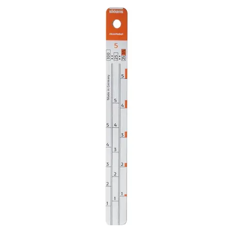 Super ofertă Rigla mixare metalica, Lesonal #G, gradata 5:1:1 / 5:1:2