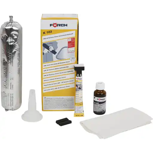 Transport gratuit Set adeziv parbriz, Forch K103, monocomponent, timp de uscare 1 ora, gramaj 310 / 400 ml