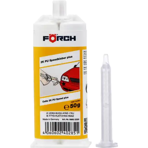 Adeziv rapid bicomponent, Forch 2K PU Plus, pentru plastic, cantitate 50 grame Ofertă limitată