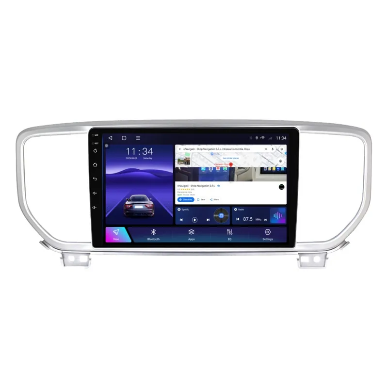 Plată sigură Navigatie Kia Sportage (2018-2021) cu Android, 2GB RAM, 32GB ROM, Ecran 9" Touchscreen, CarPlay, SIM 4G