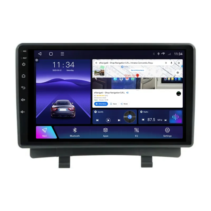 Navigatie Opel Zafira Tourer C (2011-2016) cu Android, 4GB RAM, 64GB ROM, Ecran QLED 9" Touchscreen, CarPlay Wireless, DSP Premium