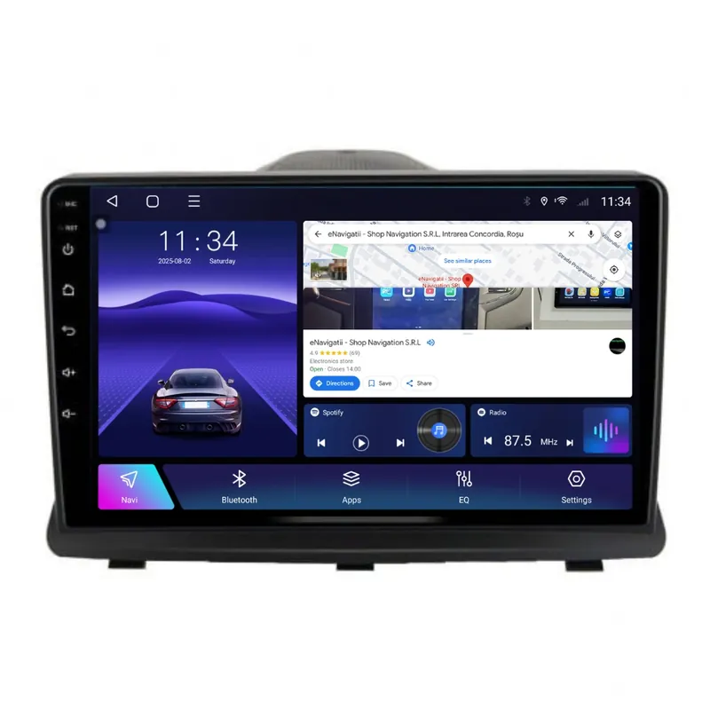 Navigatie Opel Antara (2006-2017) Montaj sus cu Android, 4GB RAM, 64GB ROM, Ecran QLED 9" Touchscreen, CarPlay Wireless Ieftin