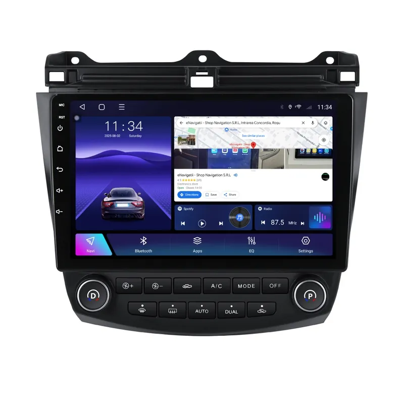 Ultima șansă Navigatie Honda Accord VII (2003-2008) cu Android, 4GB RAM, 64GB ROM, Ecran QLED 10" Touchscreen, CarPlay Wireless, DSP