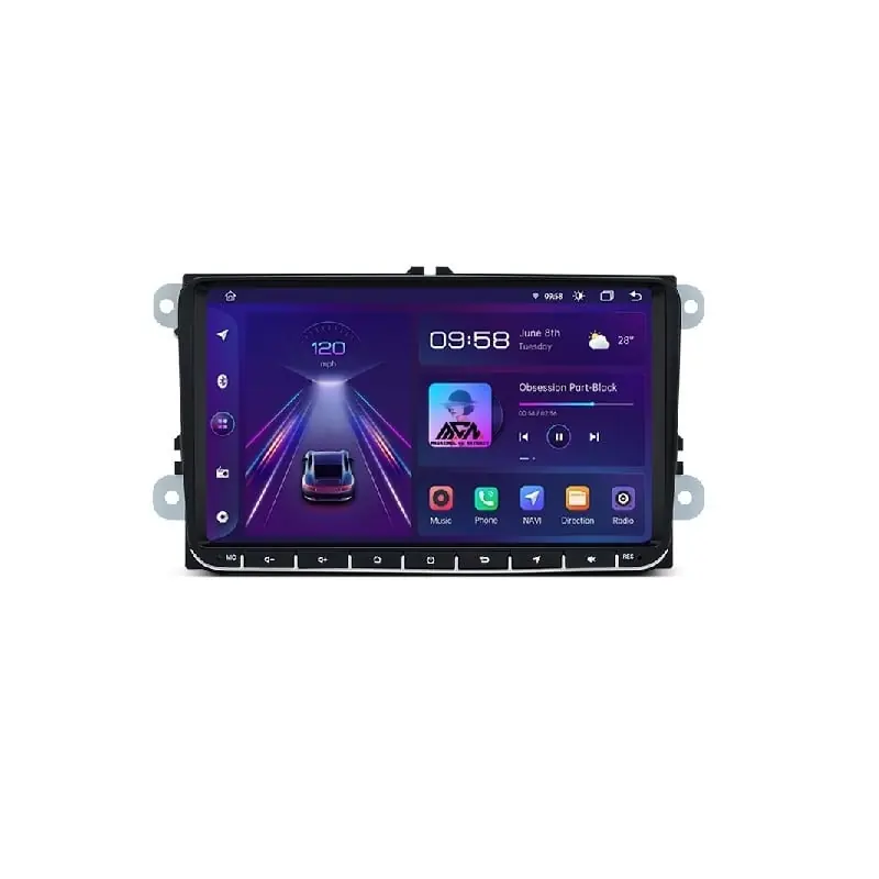 Nu rata Navigatie PilotOn VW Tiguan I (2007-2018) cu Android, 4GB RAM, 64GB ROM, Ecran IPS 9" 1280 x 720, CarPlay & Android Auto, WiFi, Bluetooth, Model Clasic