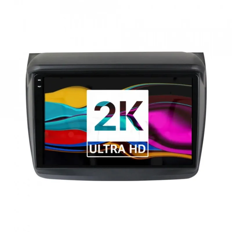 Navigatie Android 2K Mitsubishi L200 (2005-2015) cu Android, 4 GB RAM, 64 GB, Ecran QLED 9.5 Inch 2000x1200, CarPlay Wireless, 4G Reducere specială