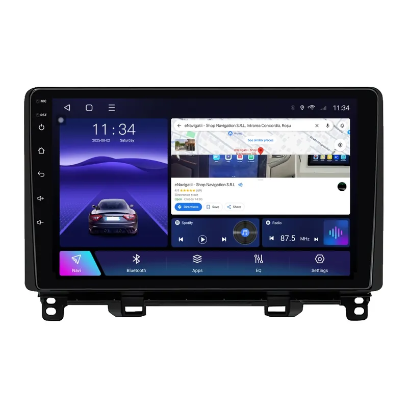 Ultima șansă Navigatie Honda Jazz V (2020+) cu Android, 6GB RAM, 128GB ROM, Ecran QLED 10" Touchscreen, CarPlay Wireless, DSP