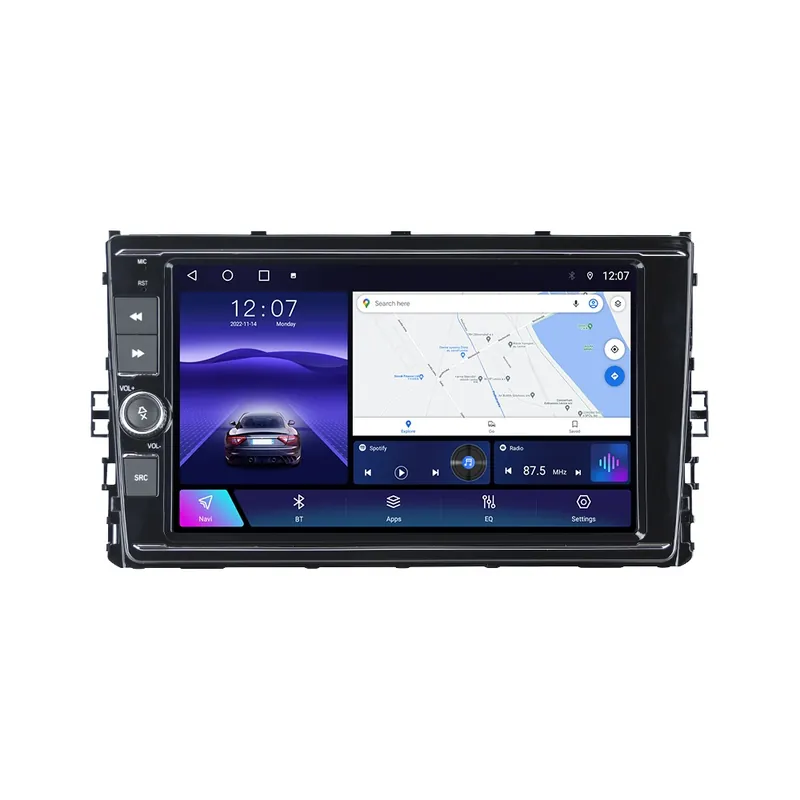 Lichidare de stoc Navigatie Avansata VW T-Cross (2018+) cu Android, CarPlay Wireless, Octa-Core, 6GB RAM, Ecran QLED 9" Touchscreen, SIM 4G, DSP