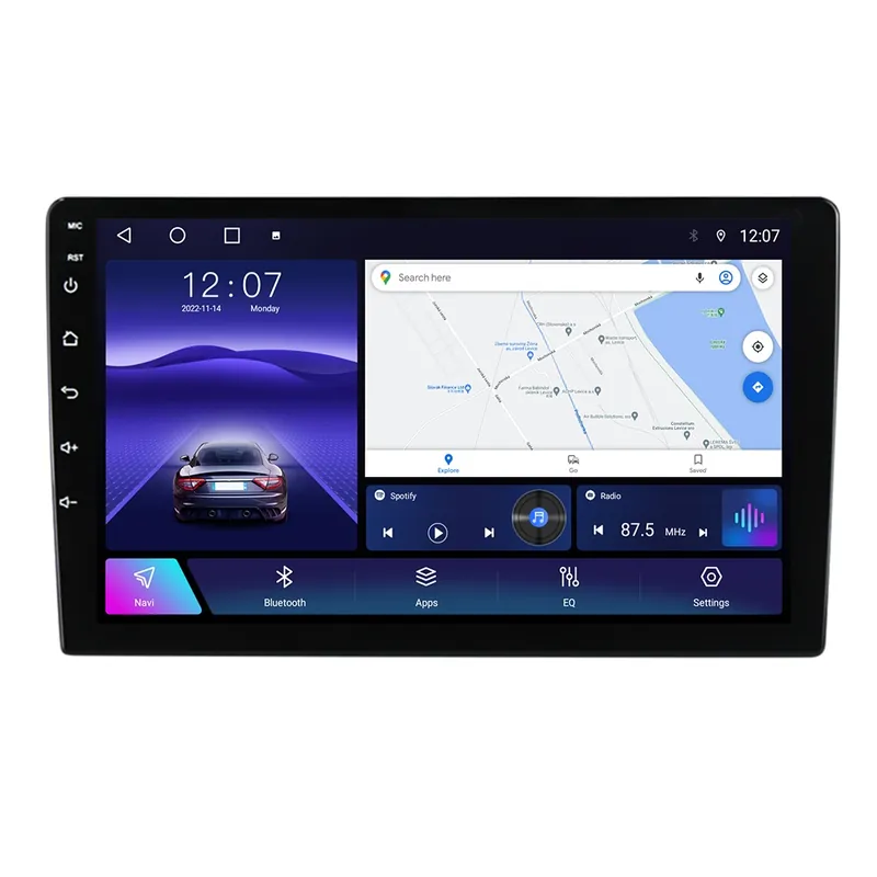 Transport gratuit Navigatie Avansata VW Transporter T5 (2003-2015) cu Android, CarPlay Wireless, Octa-Core, 6GB RAM, Ecran QLED 9" Touchscreen, SIM 4G, DSP