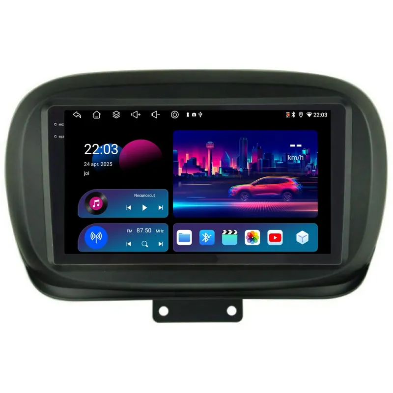 Navigatie Piloton Fiat 500X (dupa 2014) - 4GB RAM, 64GB, Octa Core 1.6Ghz, Display In-Cell Retur gratuit