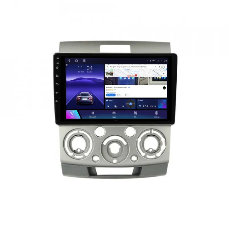 Navigatie Mazda BT-50 (2005-2011) cu Android, 6GB RAM, 128GB ROM, Ecran QLED 9" Touchscreen, CarPlay Wireless, DSP Mai ieftin