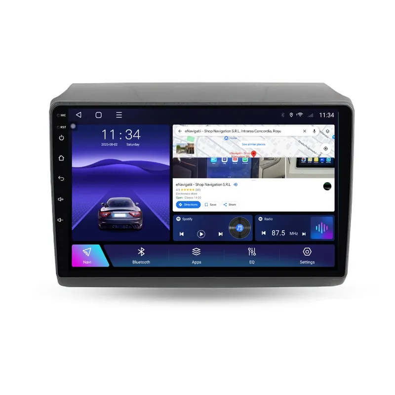 Bestseller Navigatie Peugeot Boxer (2006+) cu navigatie originala, Android, 6GB RAM, 128GB ROM, Ecran QLED 9" Touchscreen, CarPlay Wireless, DSP