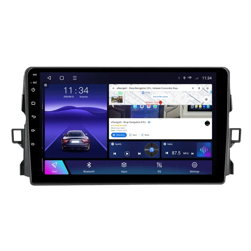 Vezi acum Navigatie Toyota Hilux VI (1994-2004) cu Android, 6GB RAM, 128GB ROM, Ecran QLED 9" Touchscreen, CarPlay Wireless, DSP