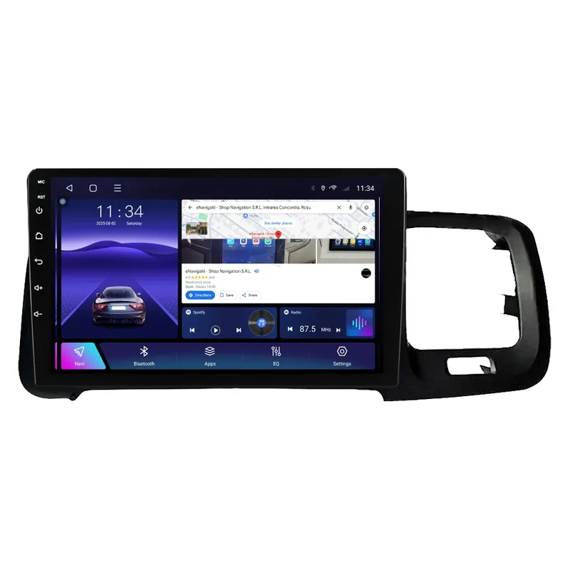 Comandă acum Navigatie Volvo V60 I (2010-2014) cu Android, 6GB RAM, 128GB ROM, Ecran QLED 9" Touchscreen, CarPlay Wireless, DSP