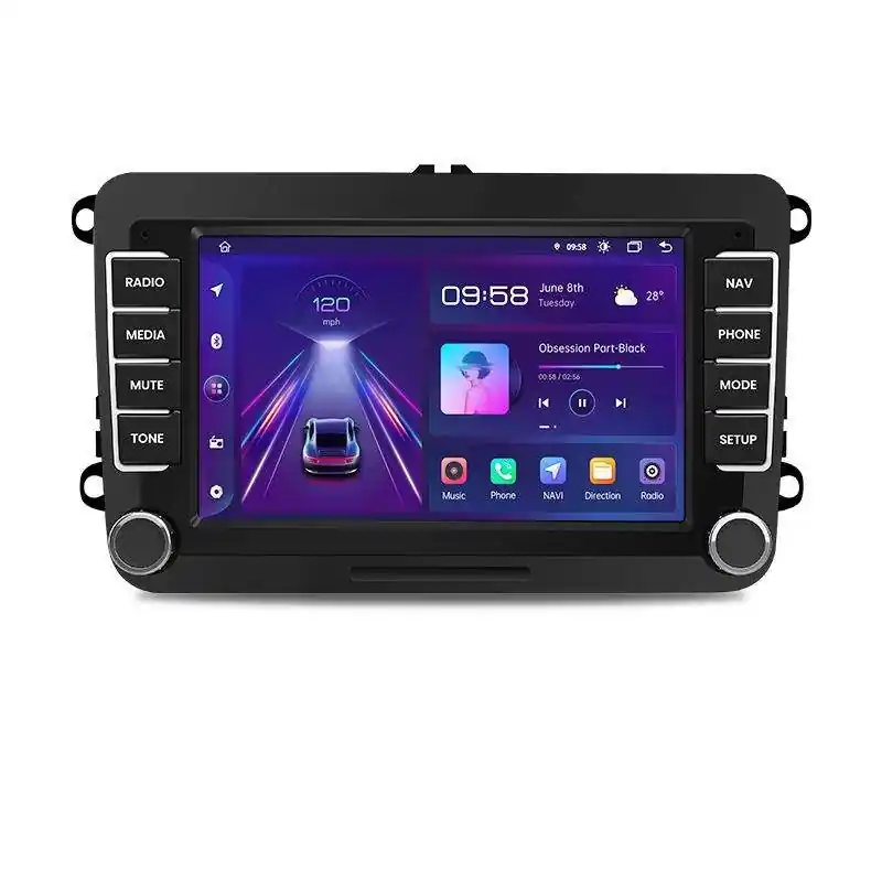 Navigatie PilotOn VW Polo 6R (2009-2018) cu Android, 4GB RAM, 64GB ROM, Ecran IPS 7" 1280 x 720, CarPlay & Android Auto, WiFi, Bluetooth, Model Clasic Bestseller
