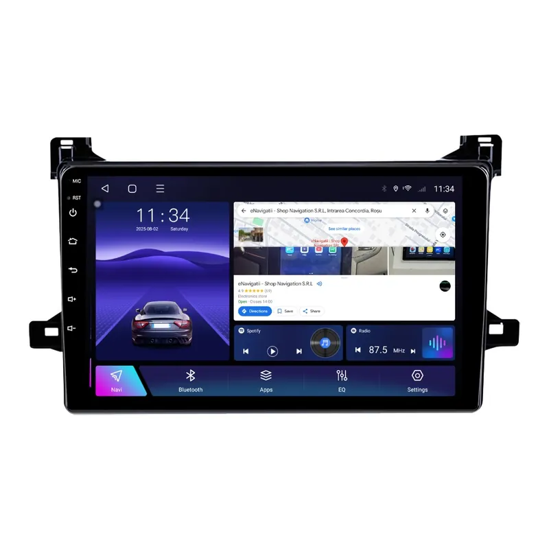 Navigatie Toyota Prius W5 (2015+) cu Android, 8GB RAM, 128GB ROM, Ecran QLED 9" Touchscreen, CarPlay Wireless, DSP Pro Bestseller