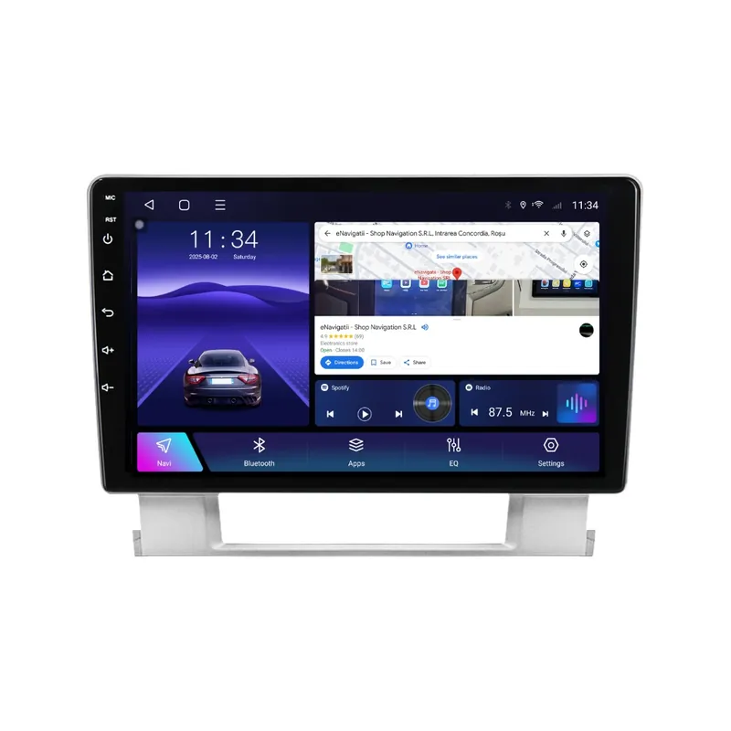 Expediere rapidă Navigatie Opel Astra J (2009-2018) cu Android, 8GB RAM, 128GB ROM, Ecran QLED 9" Touchscreen, CarPlay Wireless, DSP Pro