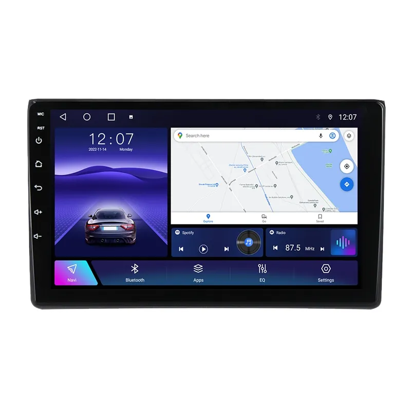 Navigație Dedicată Audi A4 B6 (2000-2005) 8GB RAM, 128GB, Ecran QLED 9", CarPlay, Android Auto, Slot SIM 4G Popular