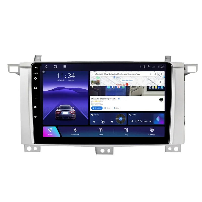 Bestseller Navigatie Toyota Land Cruiser J100 (1998-2008) 9 inch cu Android, 8GB RAM, 128GB ROM, Ecran QLED, CarPlay Wireless, DSP Pro