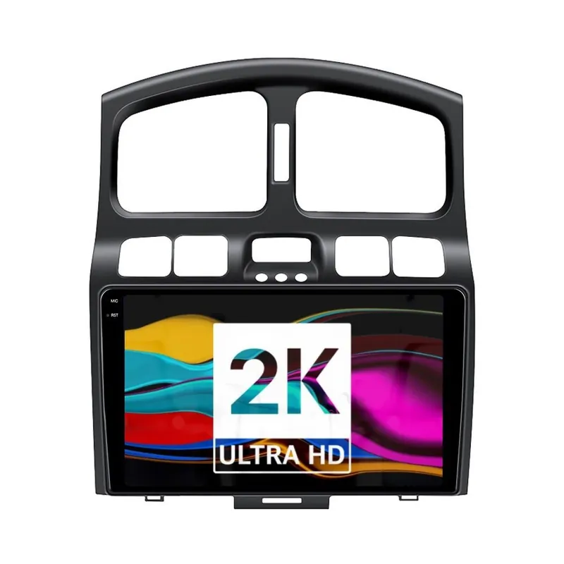 Cel mai vândut Navigatie Android 2K Hyundai Santa Fe I (2000-2006) cu Android, 8 GB RAM, 128 GB, Ecran QLED 9.5 Inch 2000x1200, CarPlay Wireless, 4G