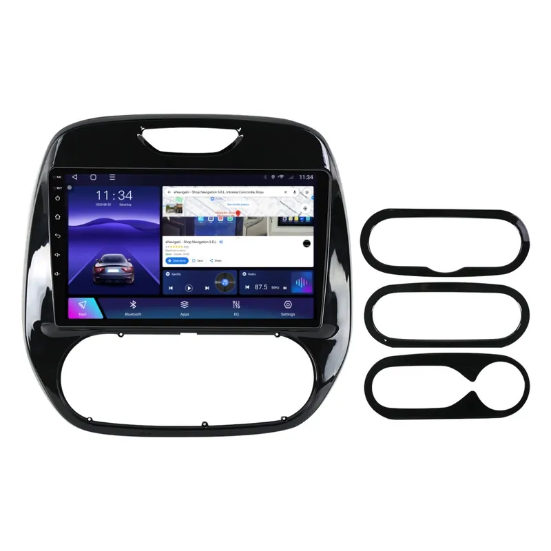 Premium Navigatie Renault Captur I (2013-2020) cu Android, 8GB RAM, 128GB ROM, Ecran QLED 9" Touchscreen, CarPlay Wireless, DSP Pro