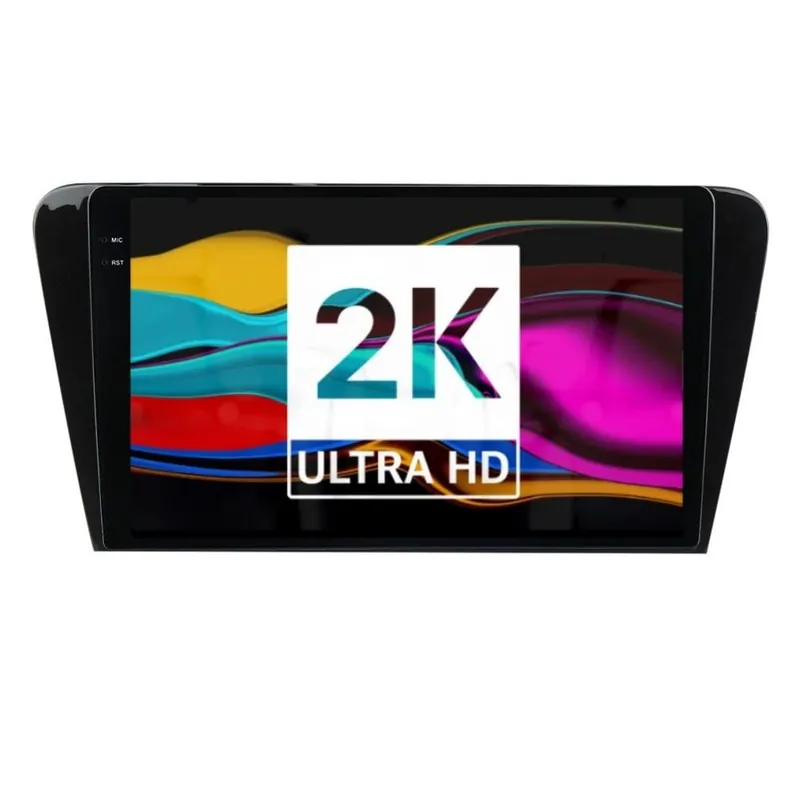 Calitate înaltă Navigatie Android 2K Skoda Octavia III (2013-2020) cu Android, 8 GB RAM, 128 GB, Ecran QLED 10.36 Inch 2000x1200, CarPlay Wireless, 4G