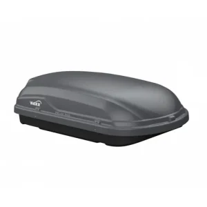 Reducere extra Cutie portbagaj HAKR Relax 300L - gri , 124x77x40cm