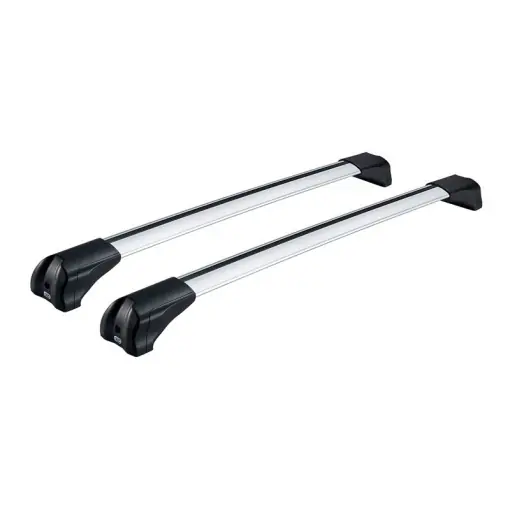Bare transversale din aluminiu Cruz Airo Fuse Gri pentru BMW X5 (F15) 2015-2018 cu bare longitudinale integrate Preferatul clienților