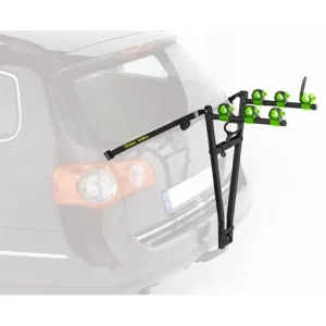 Reducere de preț Suport biciclete Green Valley pentru 3 biciclete, prindere pe carlig de remorcare