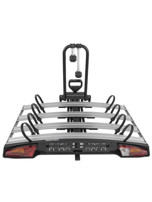 Suport biciclete Menabo Alcor 4 pentru 4 biciclete cu prindere pe carligul de remorcare Lichidare de stoc