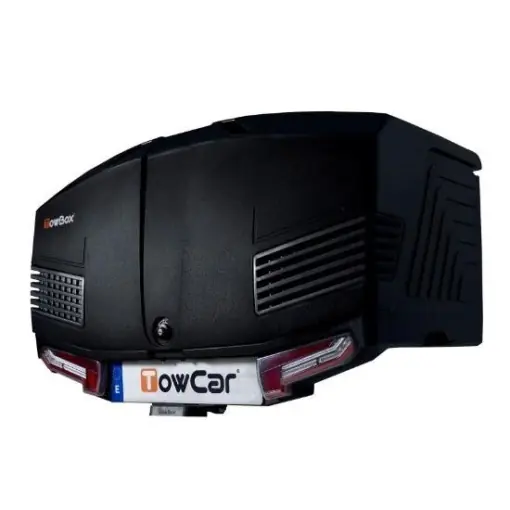 Cutie portbagaj pe carligul de remorcare Towbox V3 Urban Air Negru Transport gratuit