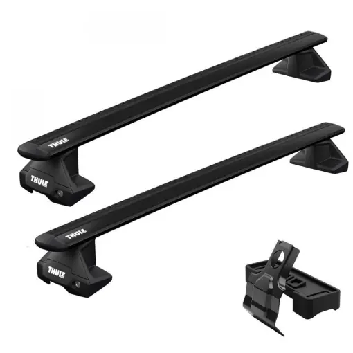 Lichidare de stoc Bare transversale Thule Evo Clamp Black dedicate pentru Volkswagen Touareg III, 5 usi, model 2018+ cu plafon normal