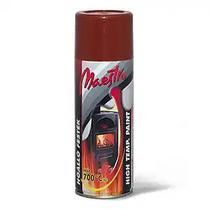 Vopsea rosu termorezistenta 3009 - 400 ml Maestro Livrare gratuită