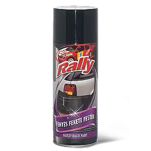 Vopsea negru lucios 400ml - Rally Vezi acum