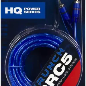 Comandă acum Cablu RCA stereo dublu ecranat + remote Crunch CRC 5, 5m