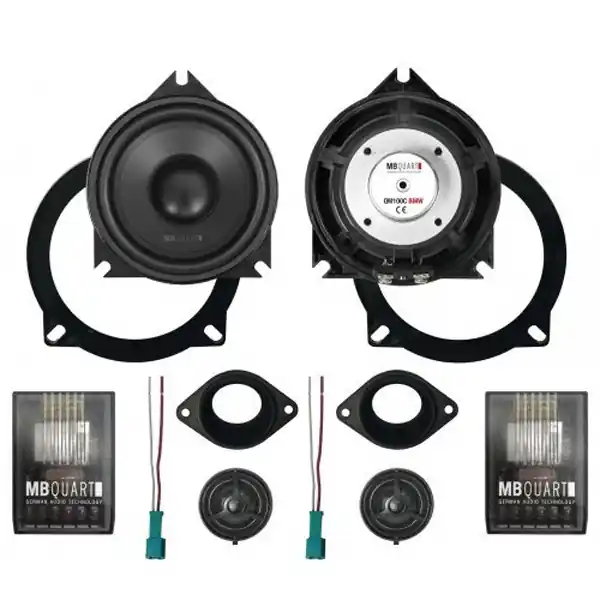 Boxe auto componente MB QUART QM-100C, 60W RMS, 10 cm, 2 cai, set 2 difuzoare Ieftin