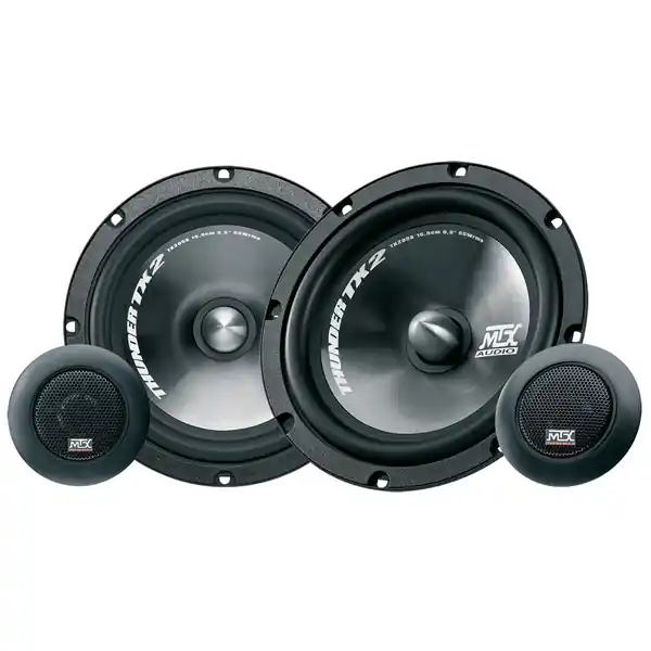 Boxe auto componente MTX TX265S, 65W RMS, 16.5cm, 2 cai, set 2 difuzoare Retur ușor