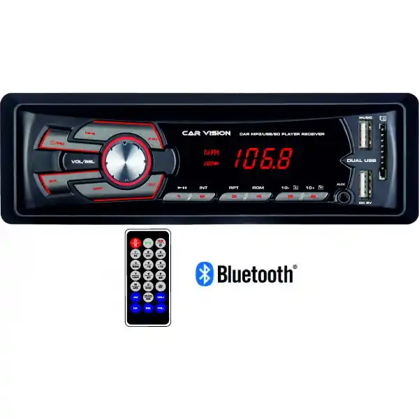 Player auto Car Vision RU-002BT, 4x50W, FM, USB, SD card, Aux, Bluetooth Retur ușor
