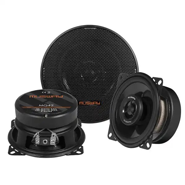 Boxe auto coaxiale Musway MQ42, 60W RMS, 10 cm, 2 cai, set 2 difuzoare Bestseller