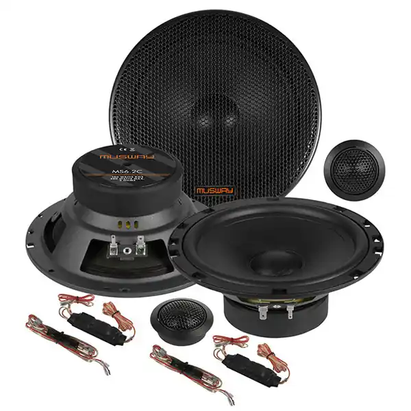 Boxe auto componente Musway MS6.2C, 100W RMS, 16.5 cm, 2 cai, set 2 difuzoare Ofertă exclusivă