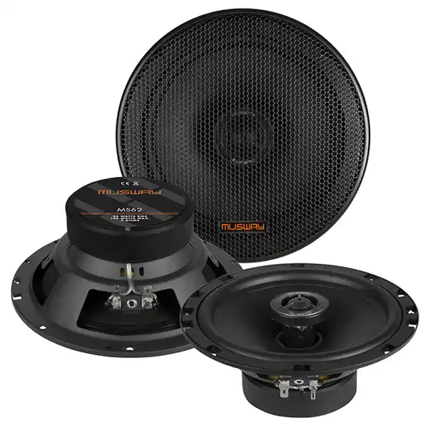 Ultima șansă Boxe auto coaxiale Musway MS62, 90W RMS, 16.5 cm, 2 cai, set 2 difuzoare