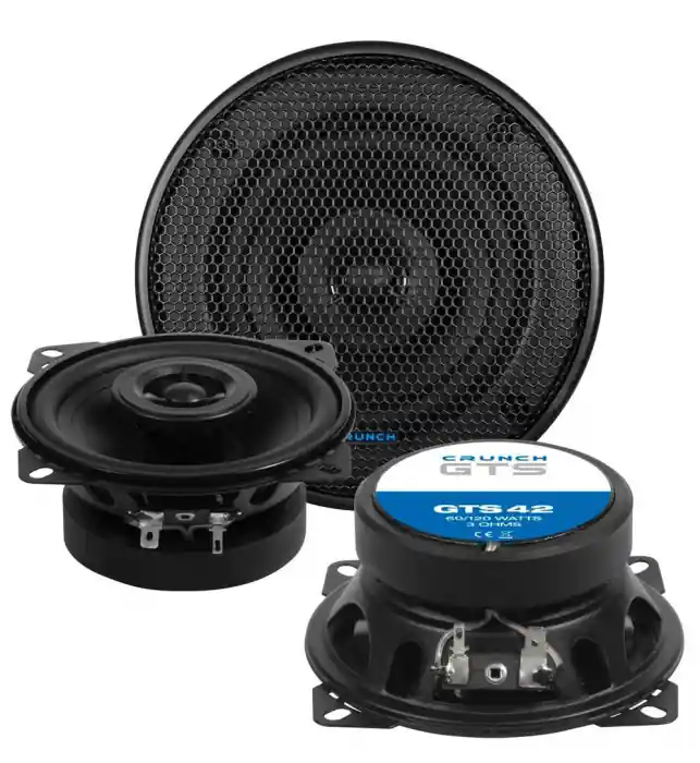 Livrare gratuită Boxe auto coaxiale Crunch GTS42, 60W RMS, 10 cm, 2 cai, set 2 difuzoare