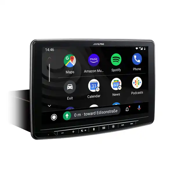 Multimedia player auto Alpine INE-F904D, 4x50W, FM, Bluetooth, USB, Aux, GPS, ecran 9'', compatibil iPod/iPhone, Android Nu rata